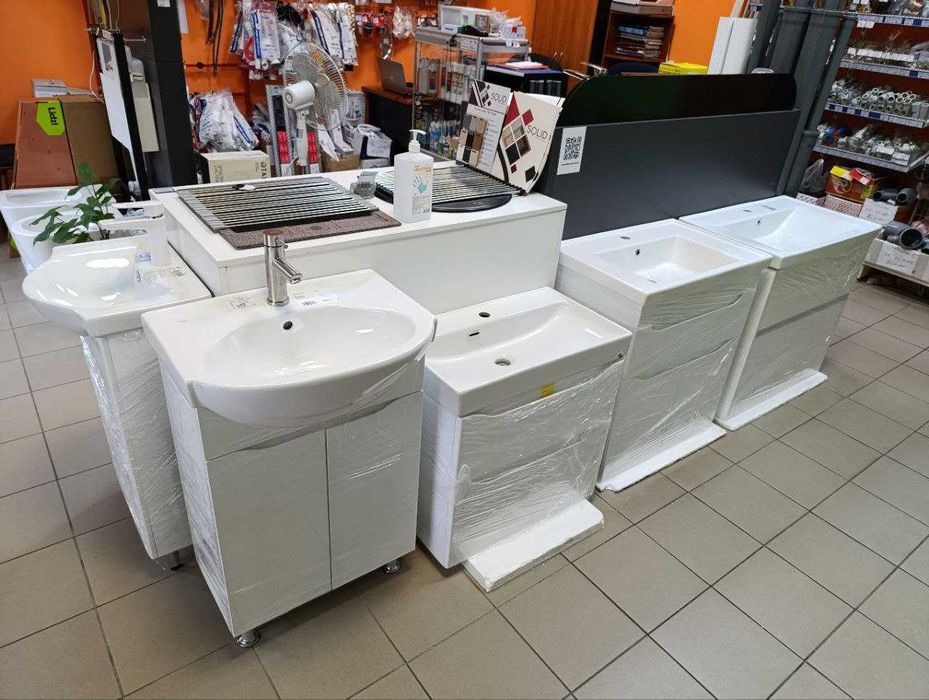 Тумба з умивальником у ванну кімнату. Меблі для ванної кімнати