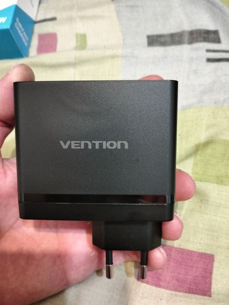 Зарядное качественное устройство на 100w от фирмы Vention,black.New#