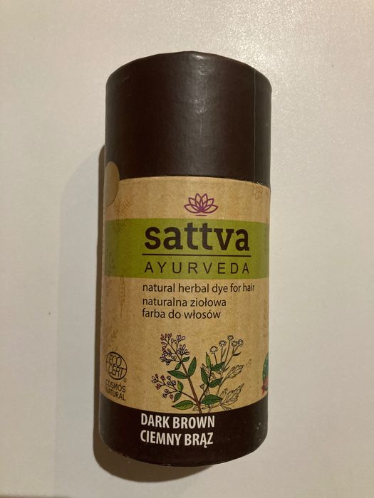 Sattva Ayurveda Henna - ciemny brąz