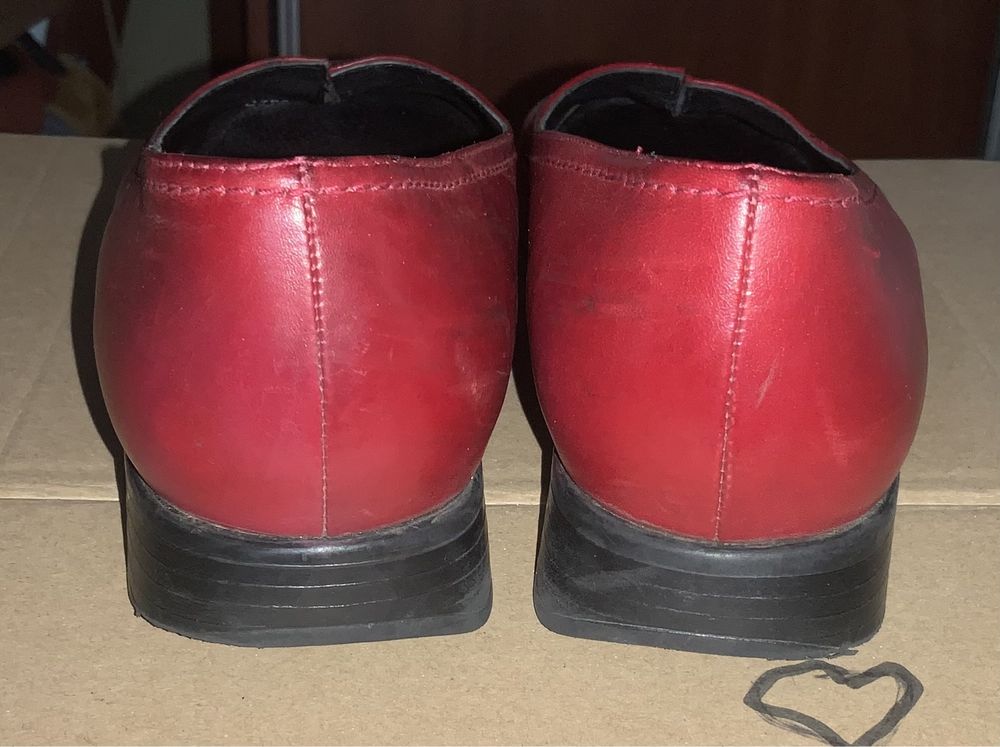 Кожаные туфли женские 38р