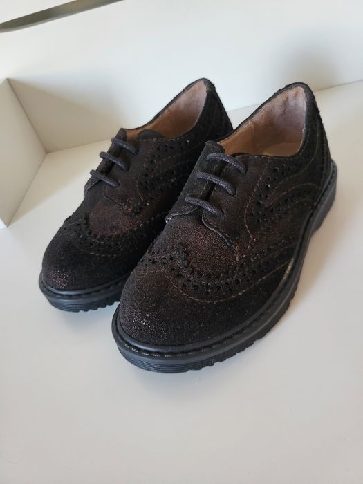 Buty skórzane chłopięce, nowe,Unisa ,24