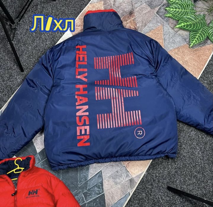 Пуховик Helly Hansen двухсторонний очень теплый размер Л-Хл