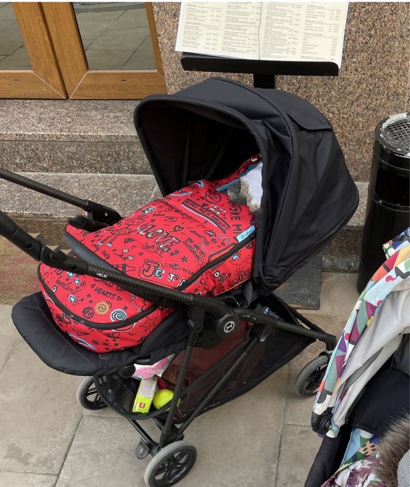М’яка люлька/кокон/конверт/Cocoon 1-12м Cybex червоний,Vales4lifeLove