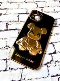 Чехол на 13 Айфон, чехол bearbrick на iPhone 13, черный чехол на айфон