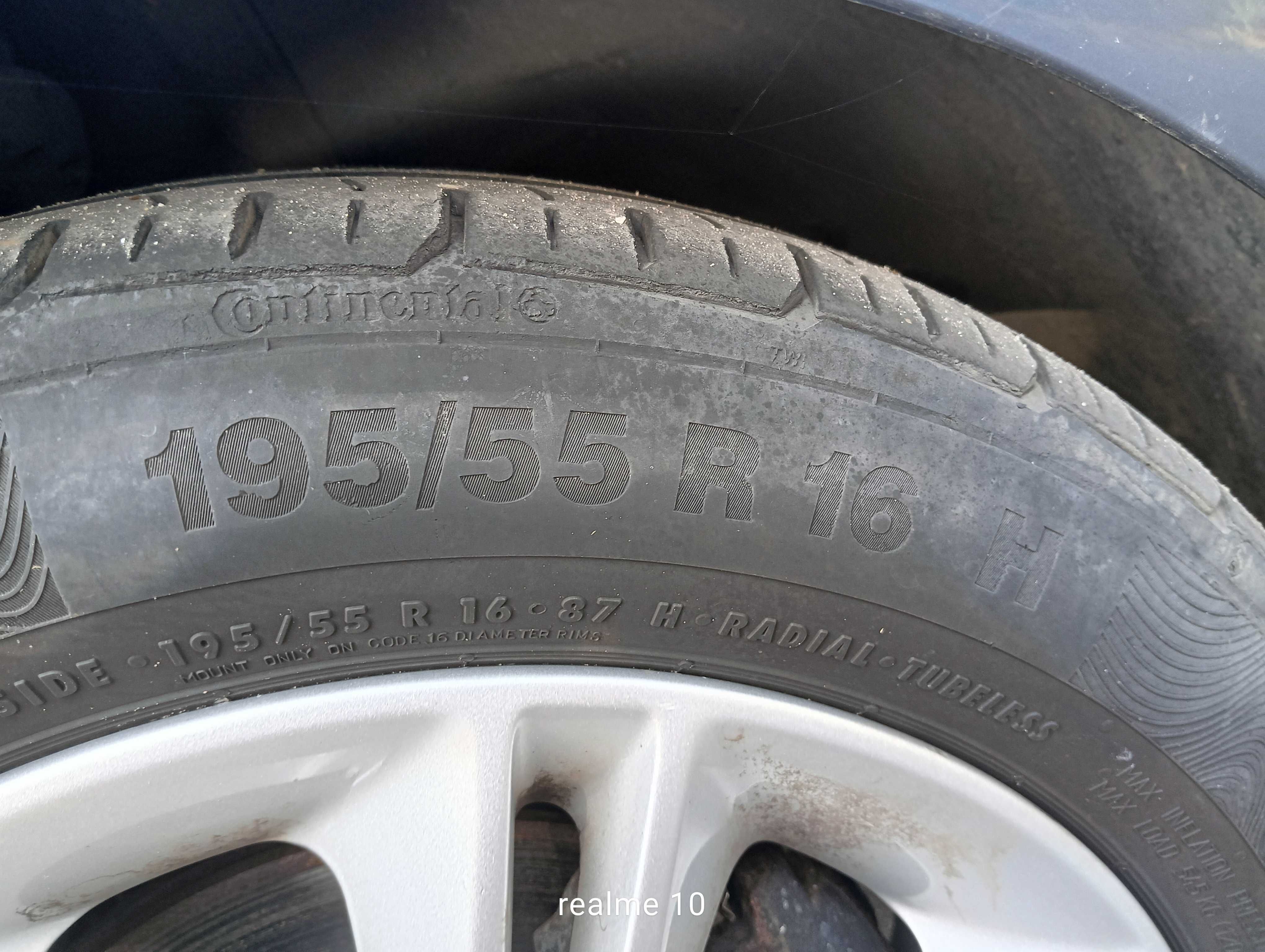 Felgi komplet z oponami Opel 195/55/16 ET 40 4x100