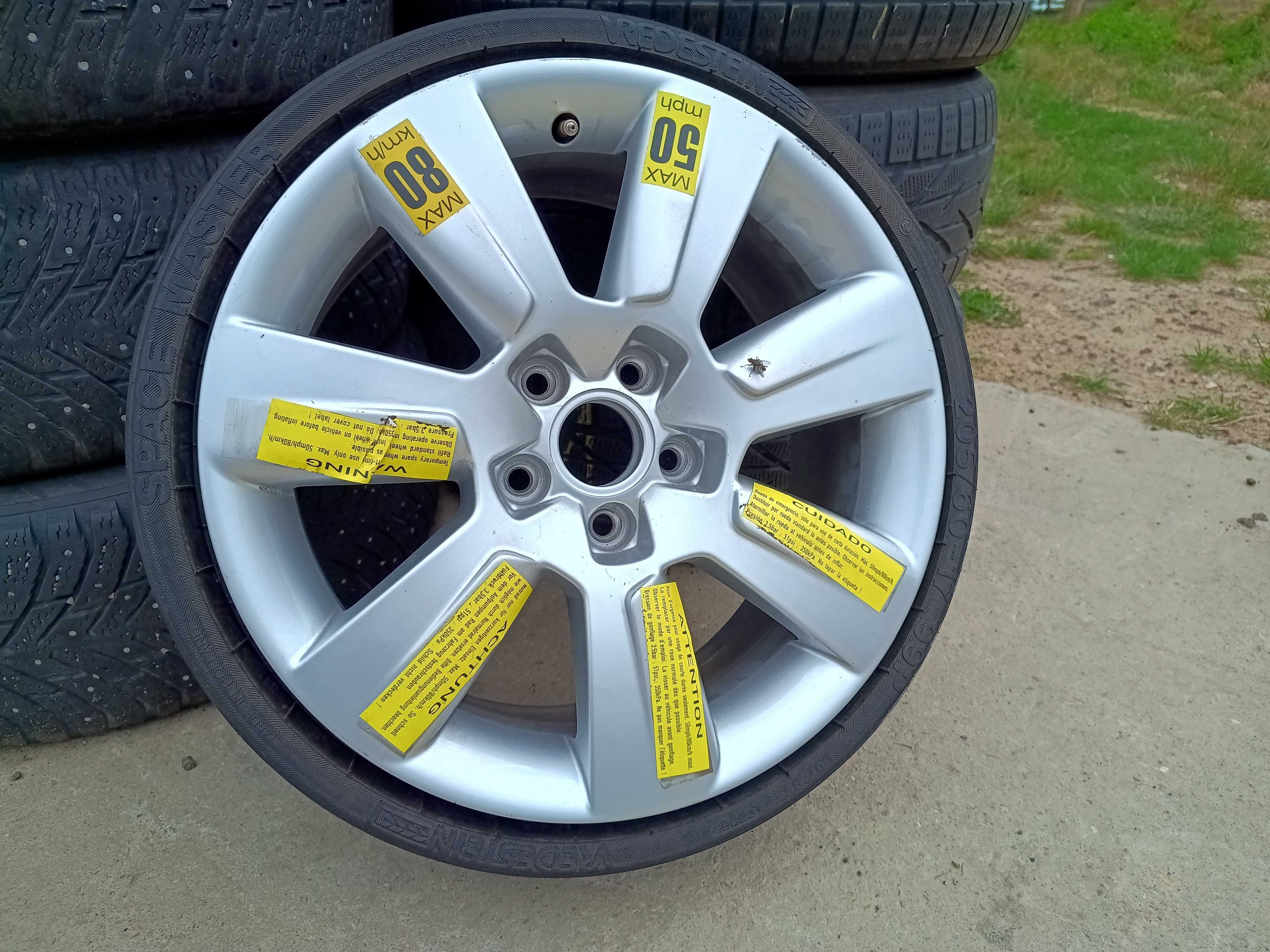 Koło dojazdowe zapasowe 17'' 5x112 Audi, Skoda, VW, Seat