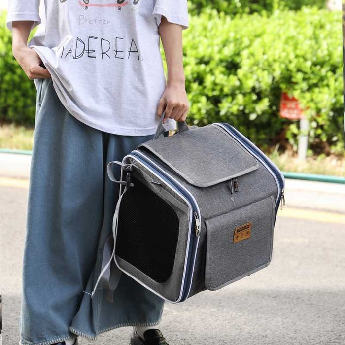 Рюкзак сумка переноска для кота кошки маленькой собаки до 7 кг 3 в 1