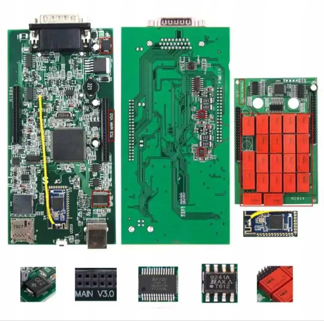 Tester Interfejs Skaner Komputer Diagnostyczny OBD2 DIAGCOM PRO +