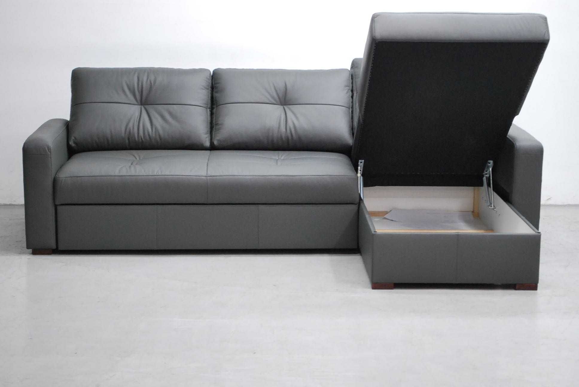 FAB 6492 skóra naturalna narożnik SPANIE POJEMNIK SOFA rogówka kanapa