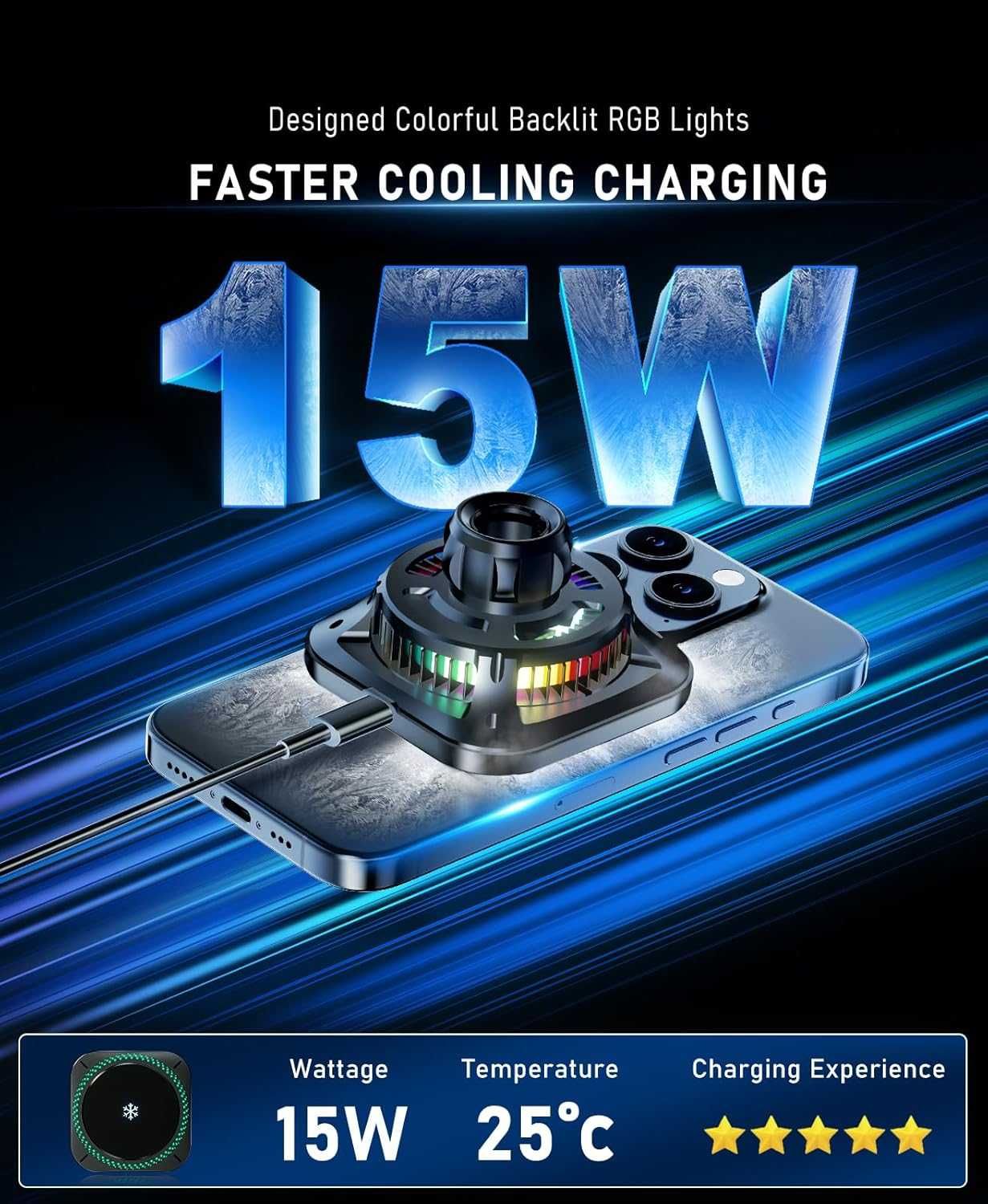 Beeasy IC20 ładowarka indukcyjna magsafe 15W do iPhone 16/15/14/13/12