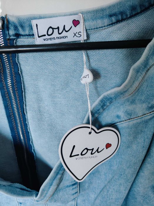Sukienka Lou SANDITA XS / 34 – Jeans Denim – NOWA!