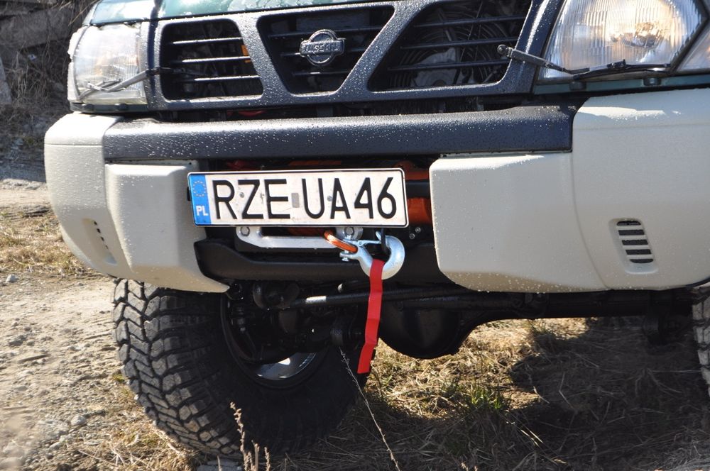 Płyta pod wyciągarke Nissan Patrol y61 w oryginalny zderzak!!