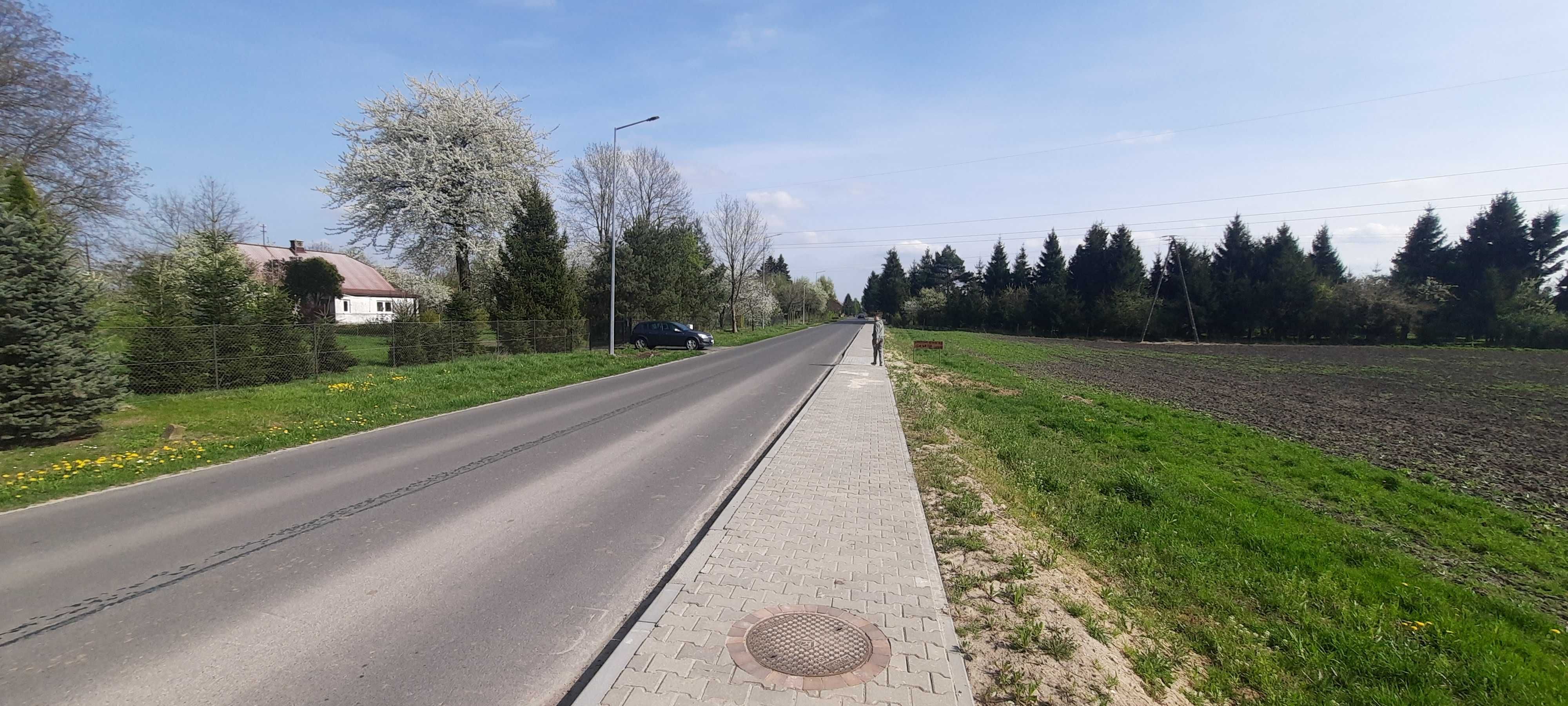 Sprzedam piękną uzbrojoną działkę bud. 2 km od Zamościa - Chyża