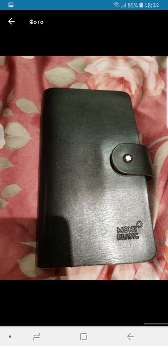 Визитница , портмоне для карточек Mont blanc