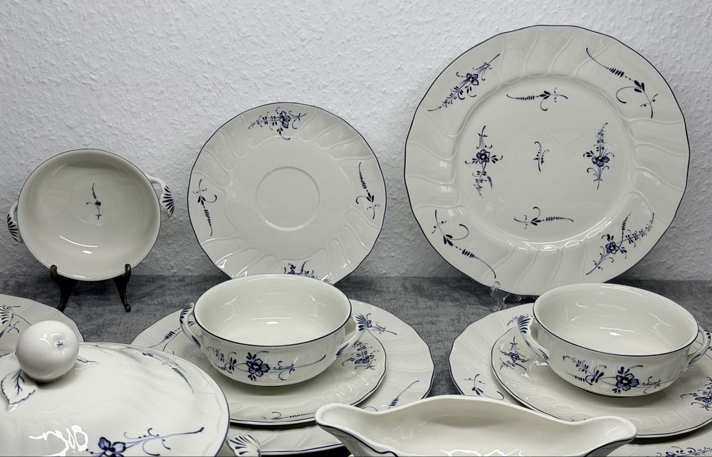 Фарфоровый столовый сервиз Villeroy Boch серия Luxembourg GDR Германия