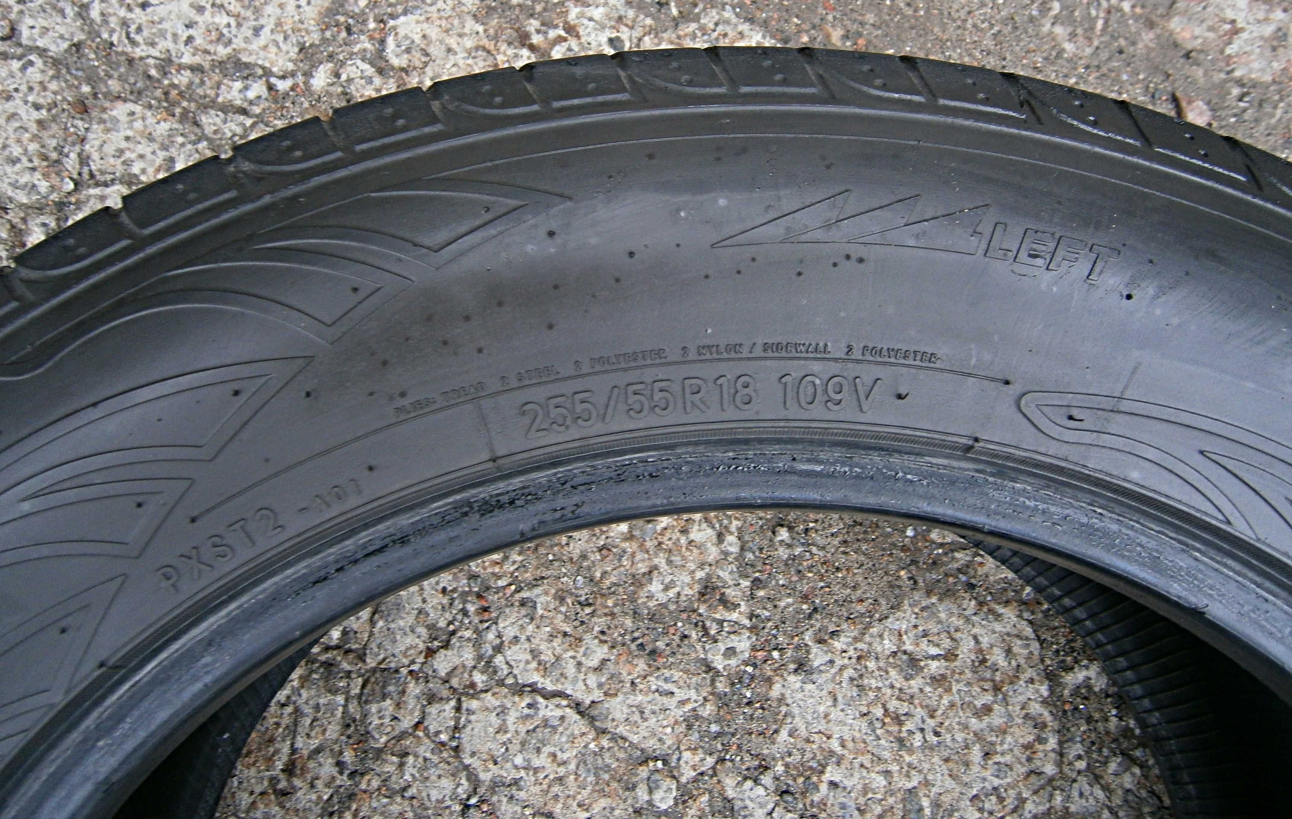 Лето 255/55R18 109V TOYO Made in USA Цена за 4 шт.6000гр