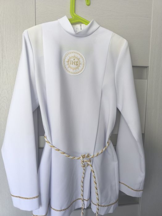 Alba komunijna + spodnie dla chłopca 134-140