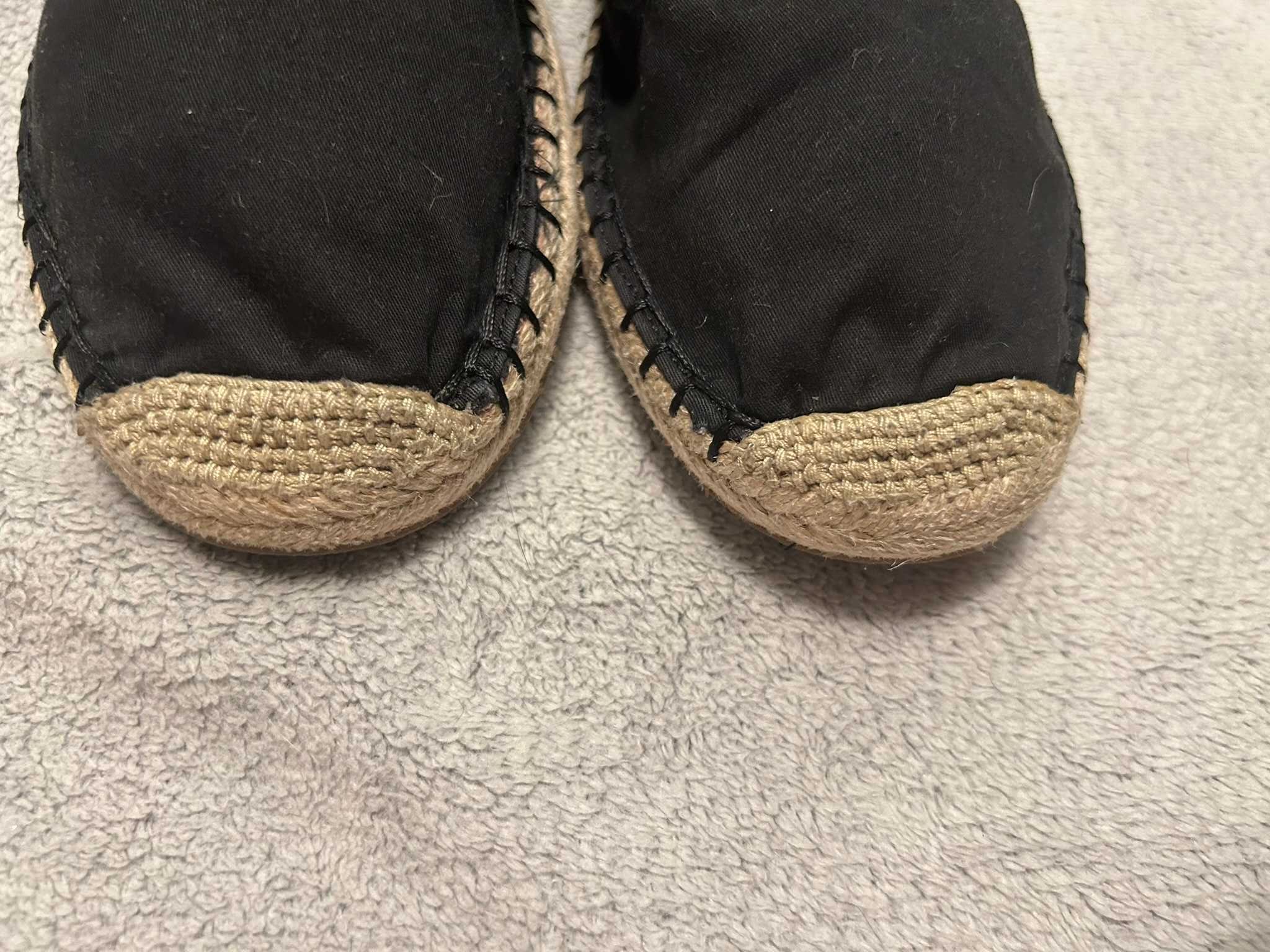 Czarne espadryle Tommy Hilfiger 40