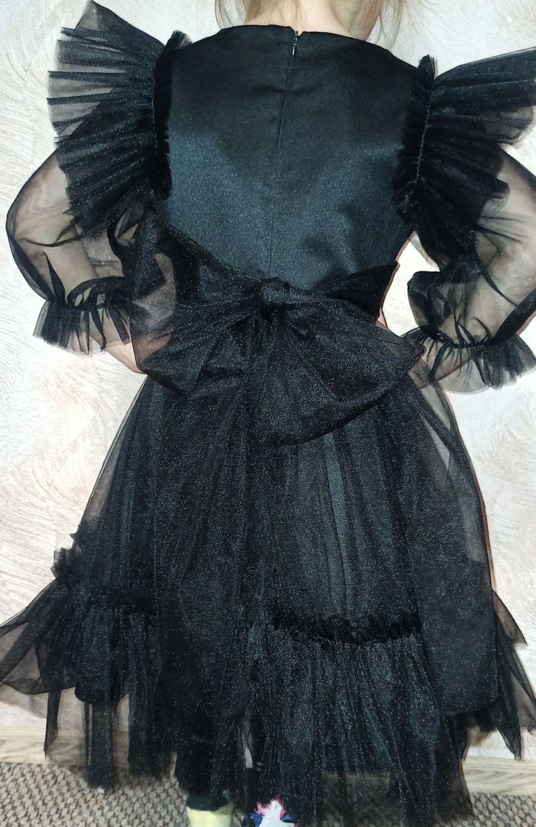 Нарядна сукня чорна для дівчаток Wednesday