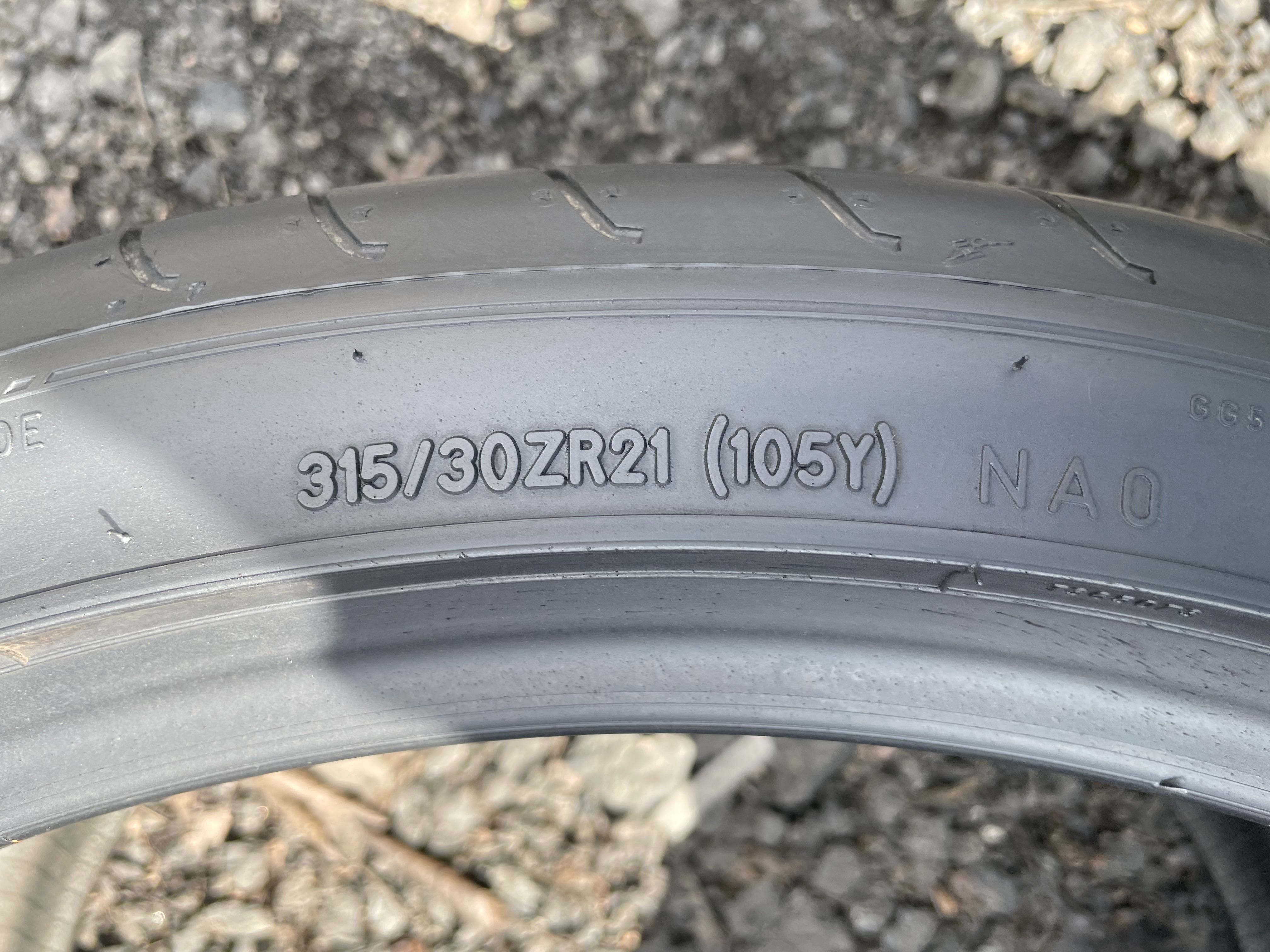 Opony letnie 315/30R21 GOOD YEAR EAGLE SuperSport F1 atest NAO