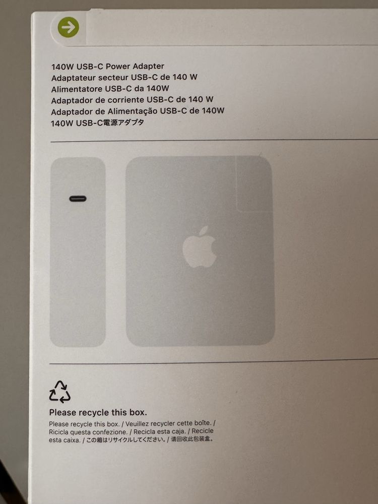 Power adapter Mac 140w оригінальна зарядка блок живлення для ноутбука