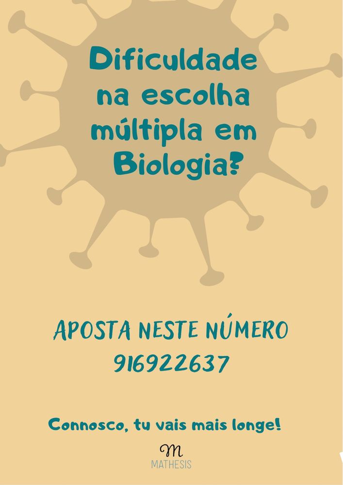 Explicações Exame Físico-Quimica, Matemática, Português e Biologia
