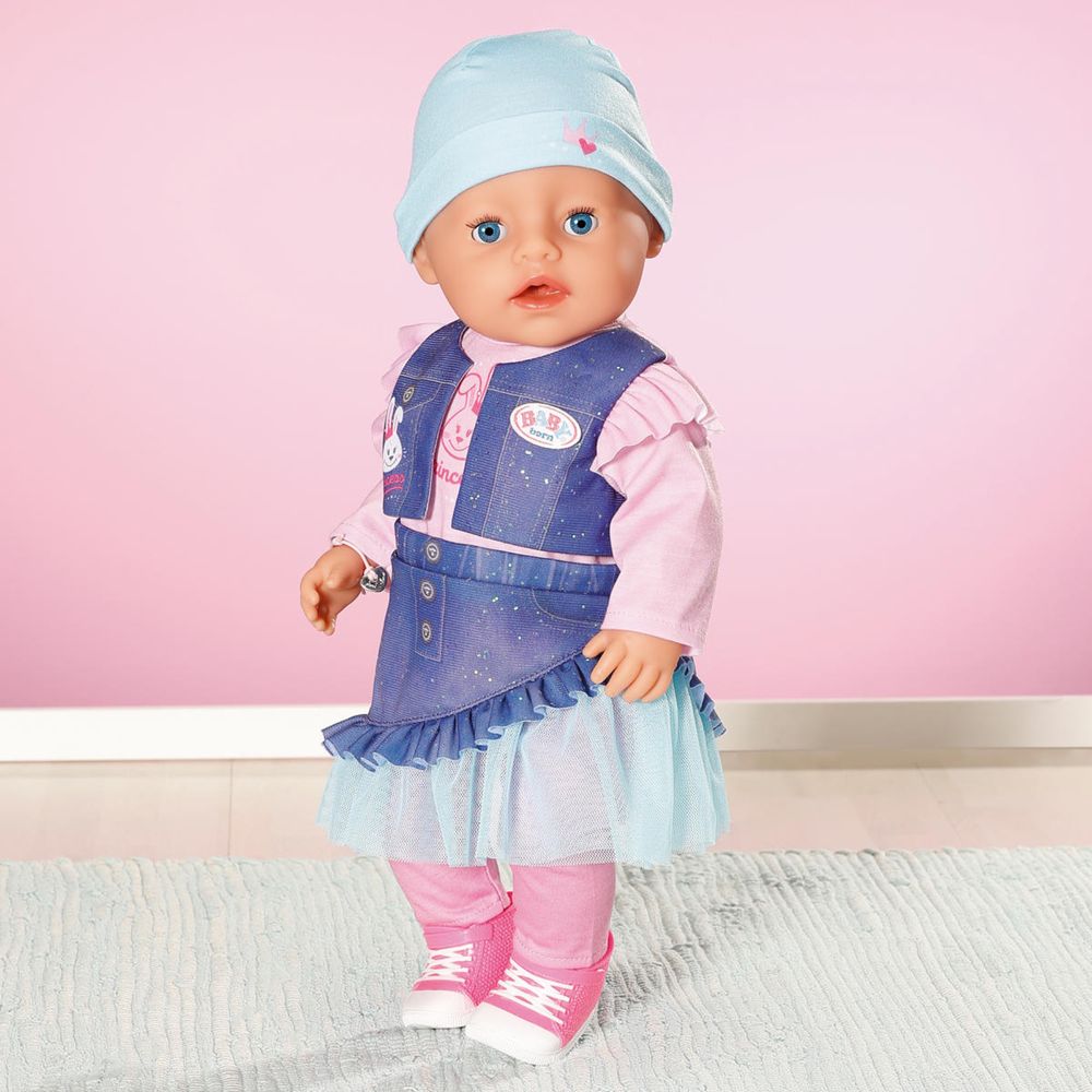 Лялька Baby Born - Джинсовий стиль крихітки 836385