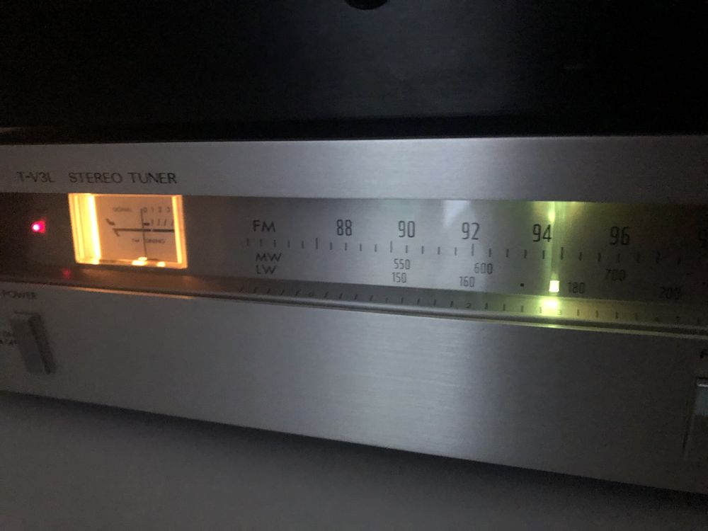 Tuner JVC T-V3L sprawny srebrny wysyłka