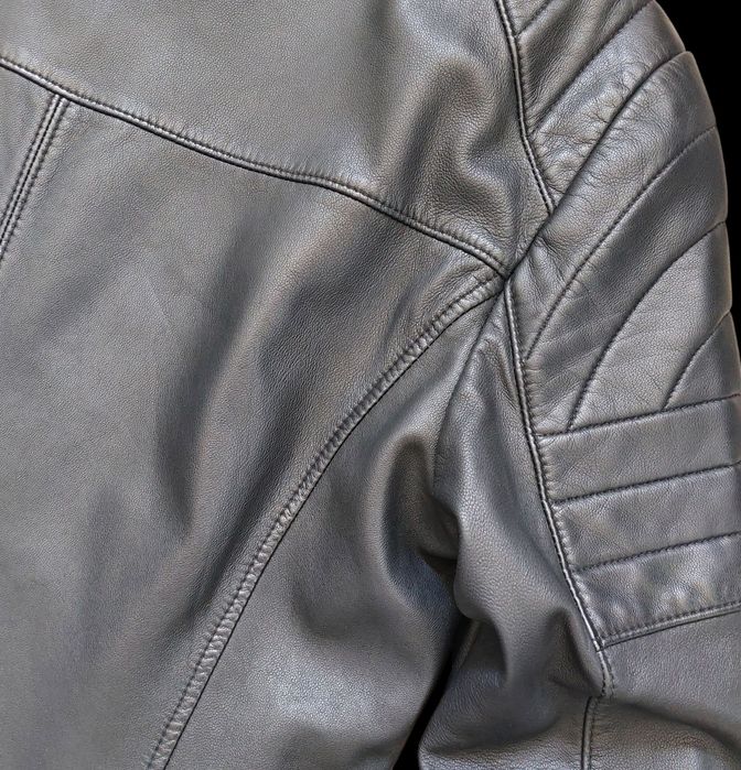 Hugo Boss nowa kurtka skórzana męska r. S/46