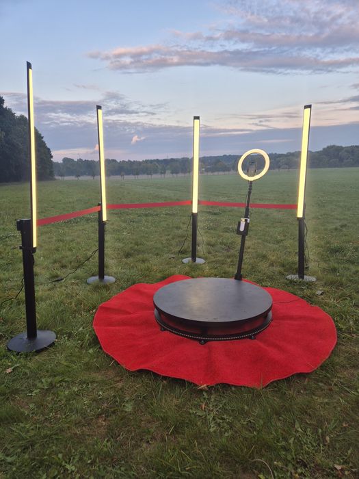 Fotobudka 360 wideobudka wesele impreza namiot cateringowy imprezowy