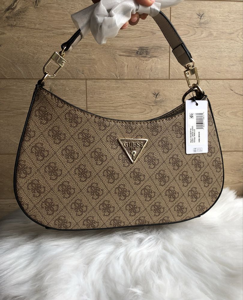 Жіноча сумка guess noelle латте