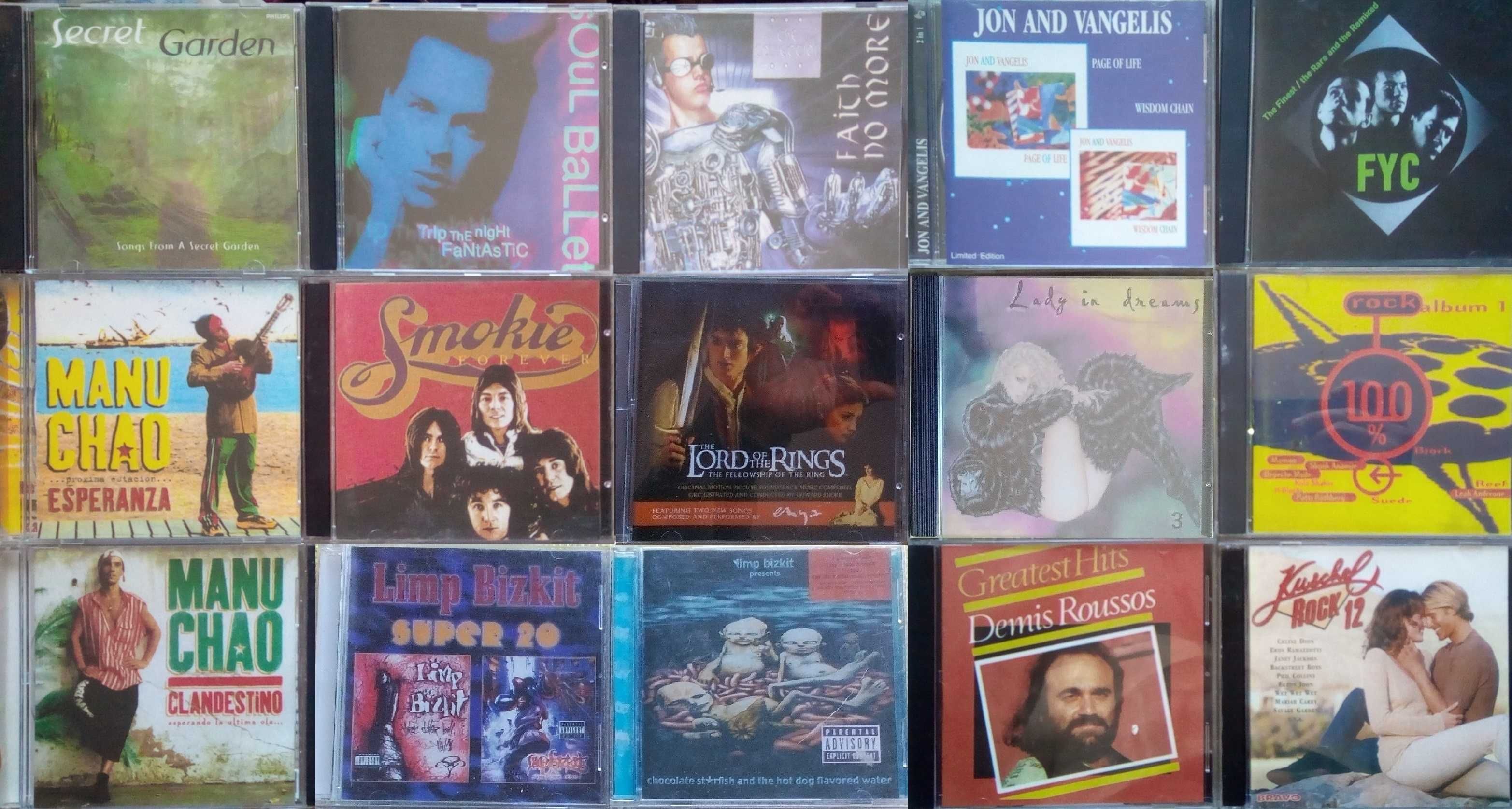 CD своя коллекция  музыкальные диски разные стили pop rock 80s
