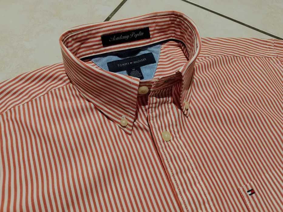 TOMMY HILFIGER USA - NOWA! z LOGO Koszula Męska rozmiar L