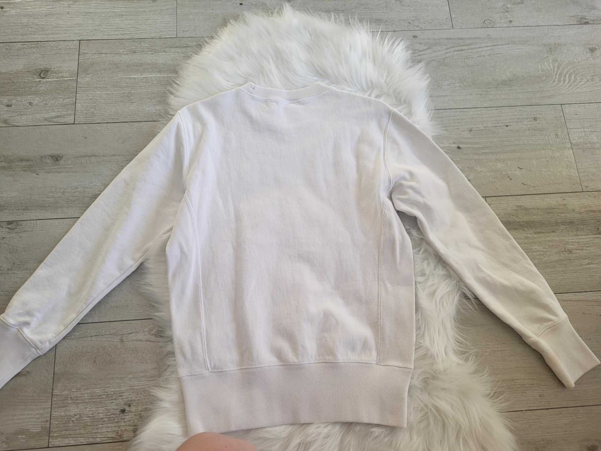 Biała bluza Champion S Biała bluza damska Champion S 100% bawełna