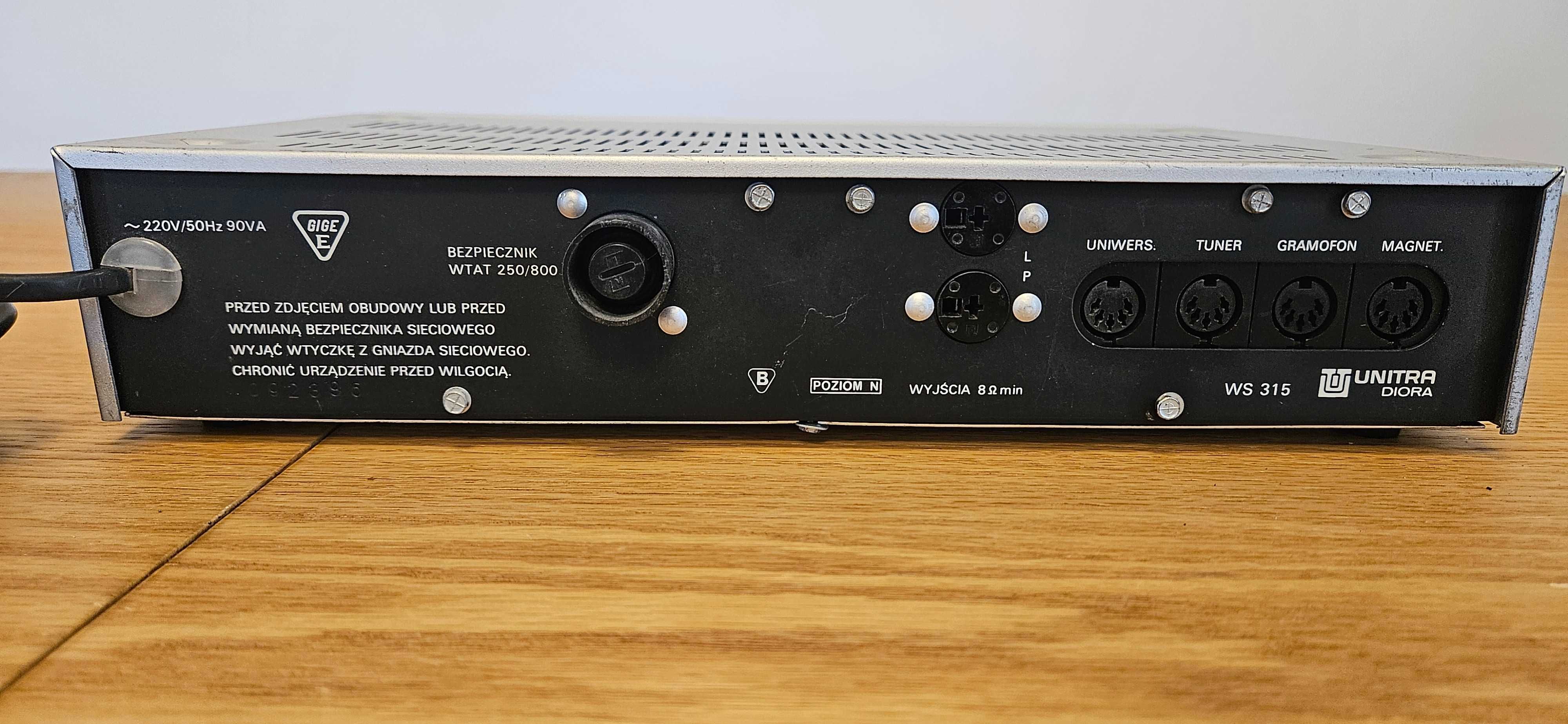 WS 315 Wzmacniacz Stereo  Unitra