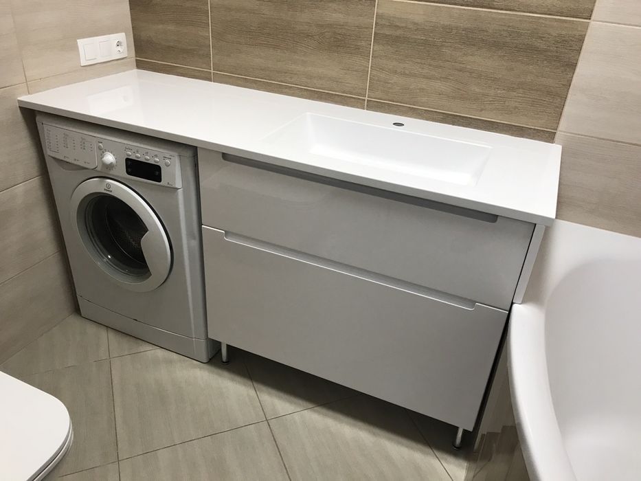 Стільниця із суцільнолитою чашею, умивальник