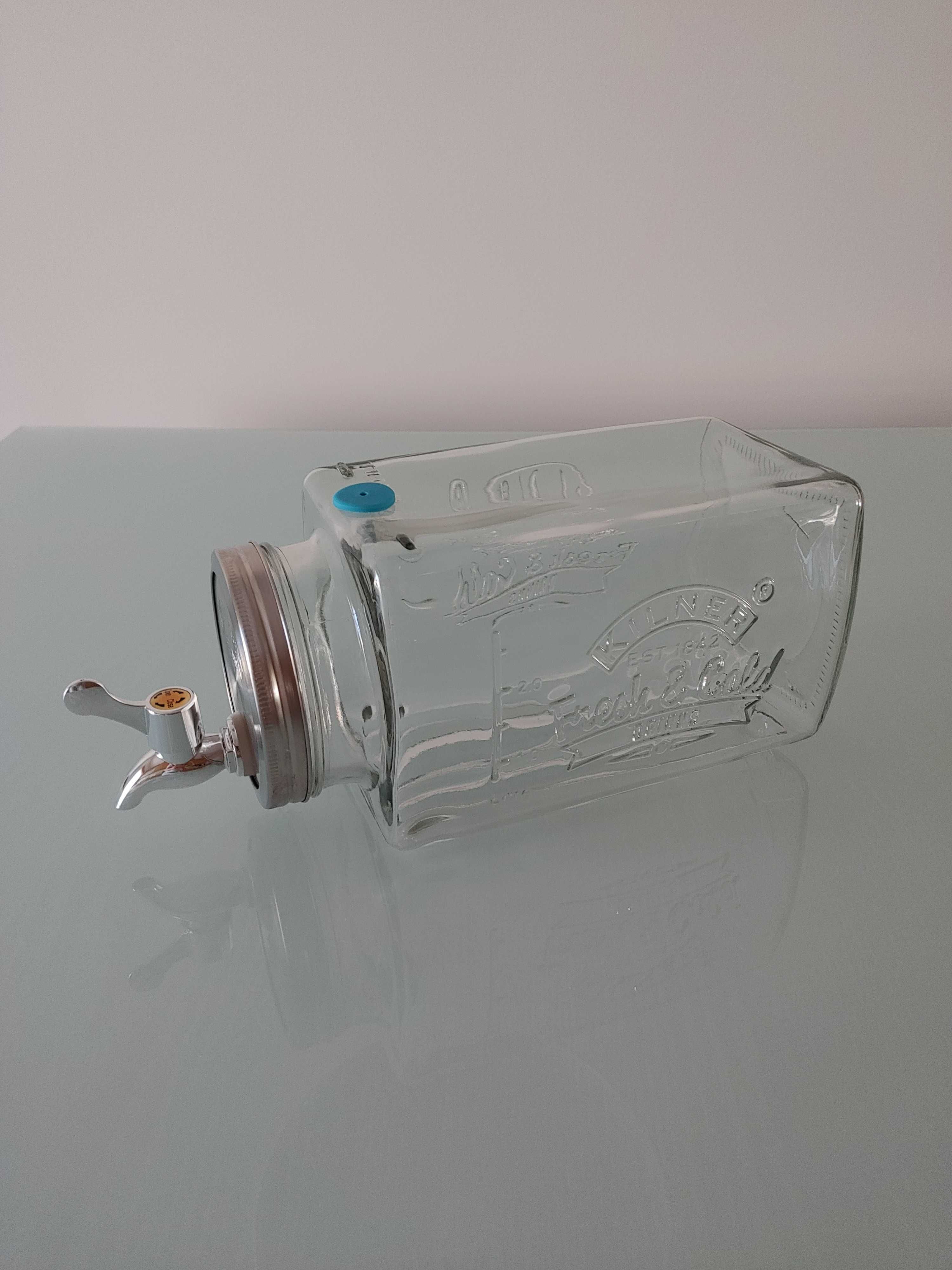 Dispensador de água/bebidas em vidro KILNER