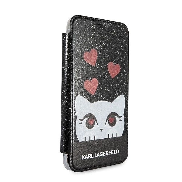 Etui Karl Lagerfeld Valentine na iPhone X / Xs - czarne
