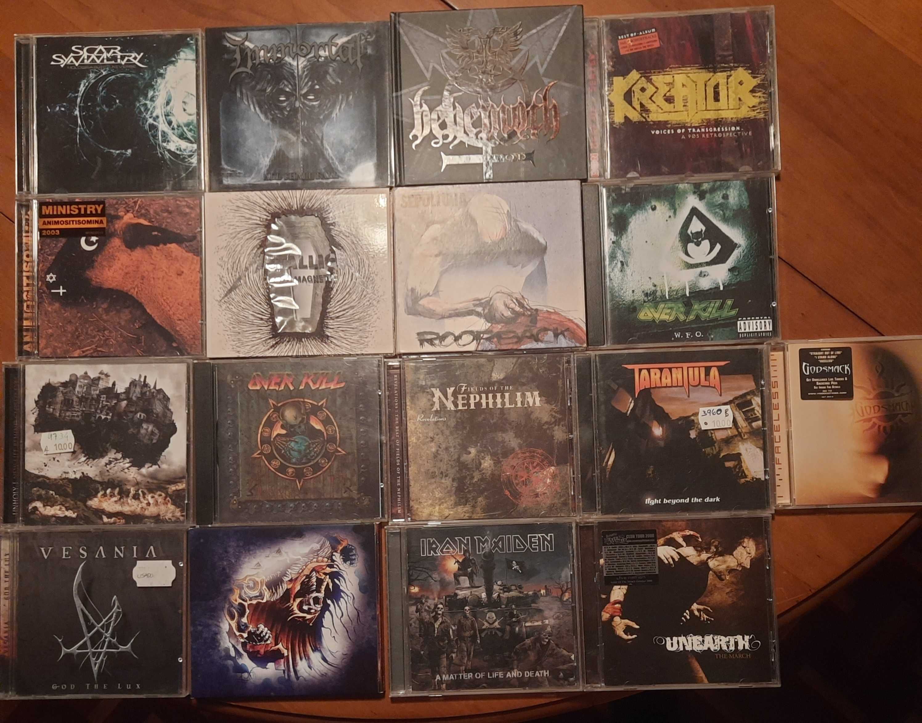 CDs de Rock e Metal