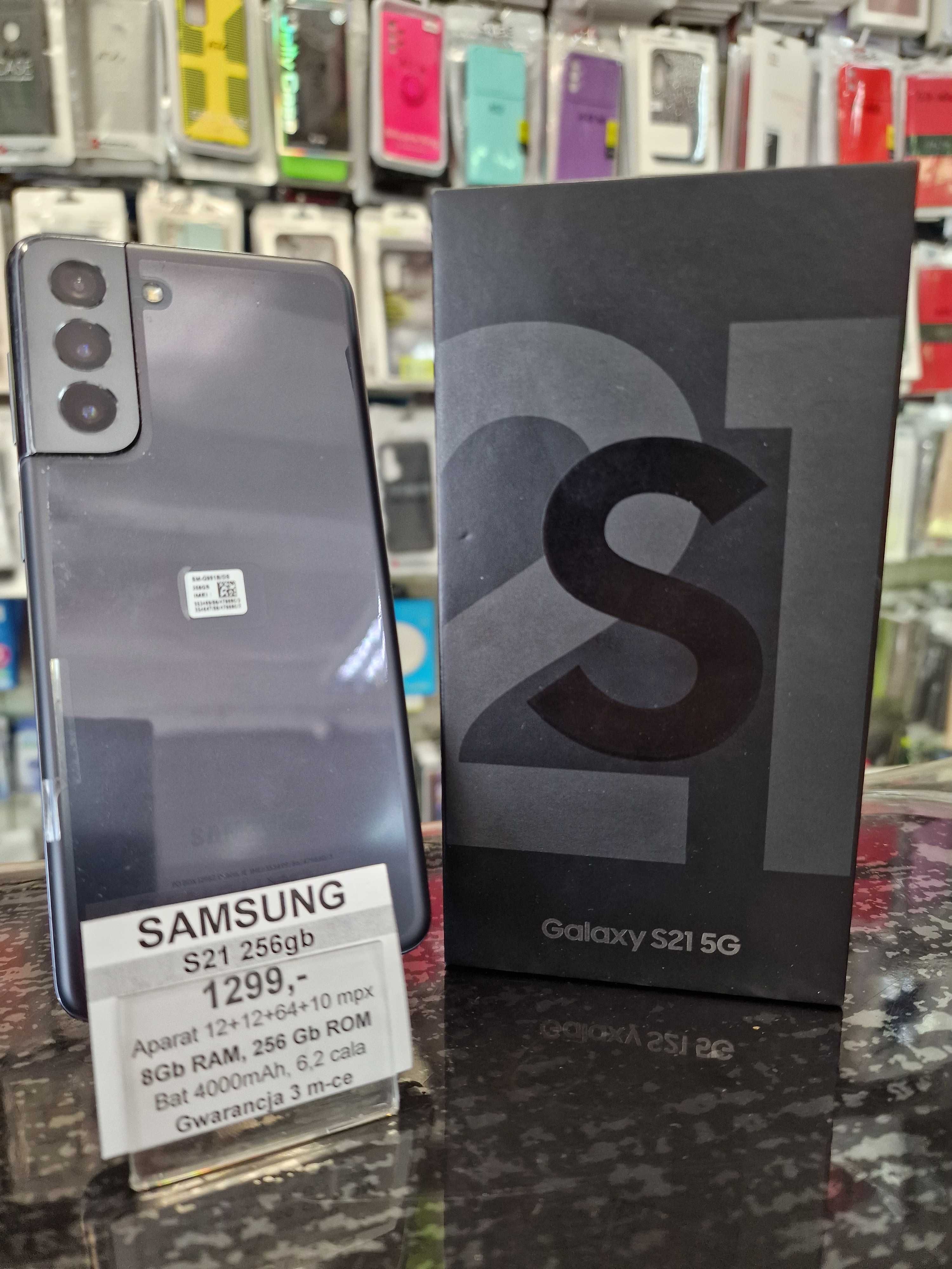Samsung Galaxy S21 256gb Gray, bez rat, bez simlocka. Gw 3mce