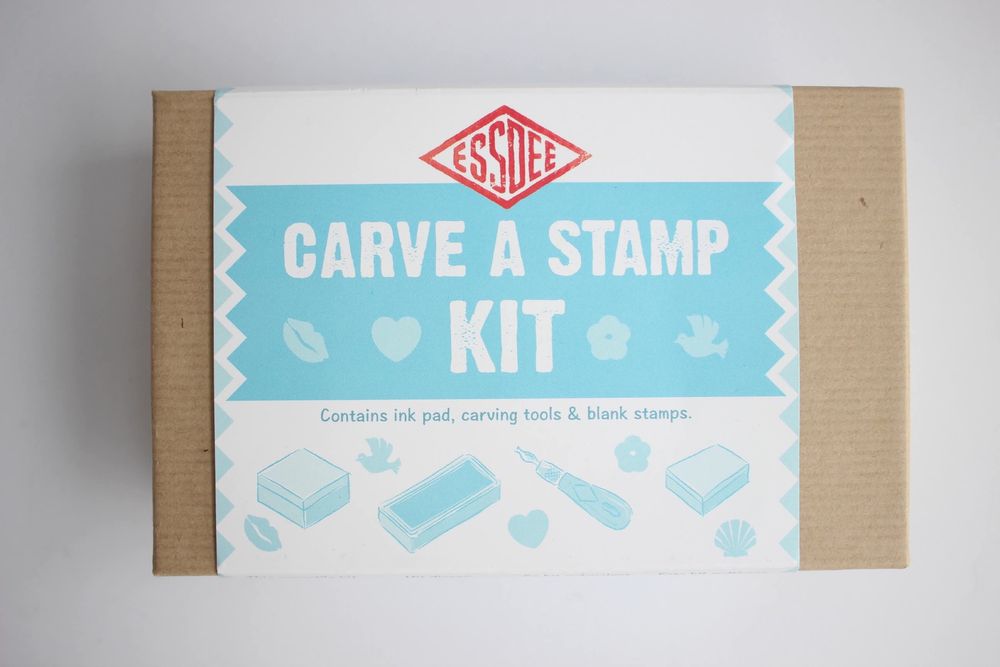 Набір для ліногравюри, виготовлення штампів Carve a Stamp Set