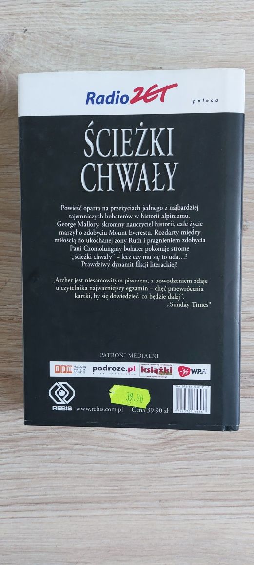 Książka Ścieżki Chwały Jeffrey Archer