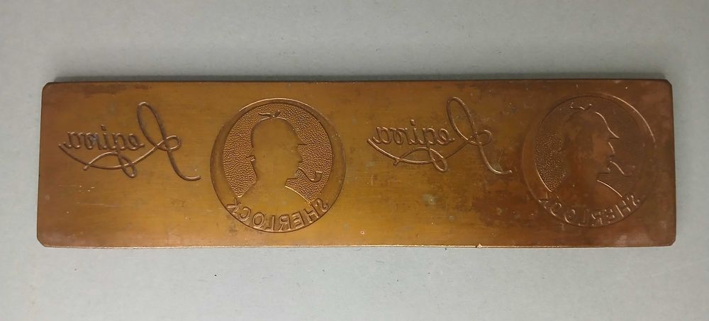 Regina chocolates publicidade barra de cobre para impressão original