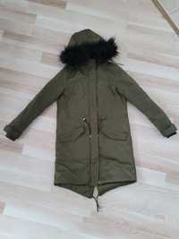 Kurtka zimowa parka damska H&M 36 S/38 M