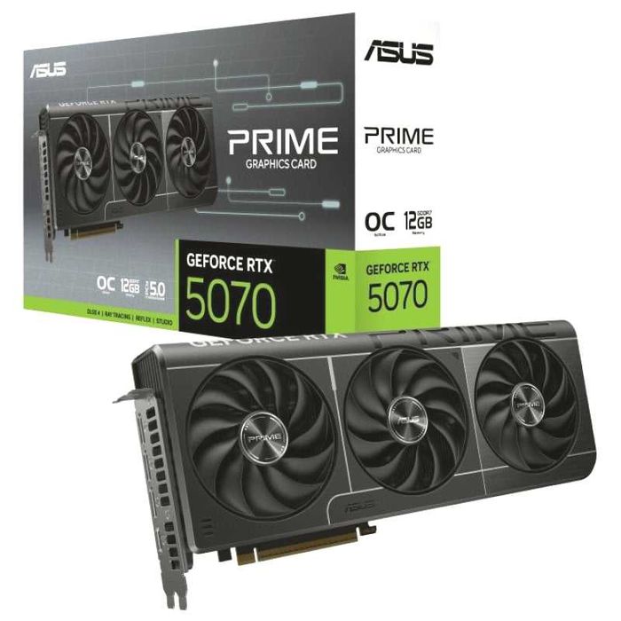 ASUS PRIME RTX 5070 OC 12GB GDDR7 Reflex 2 RTX AI DLSS4 - Promoção