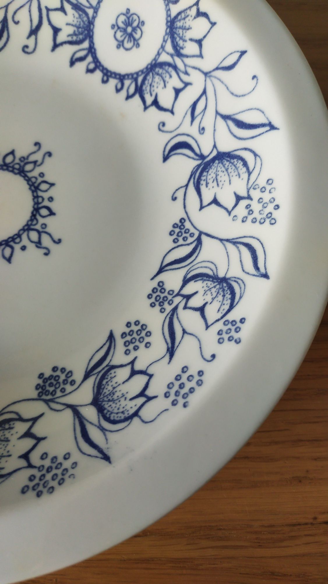 Talerz porcelanowy obiadowy głęboki Wawel Krzysztof PRL