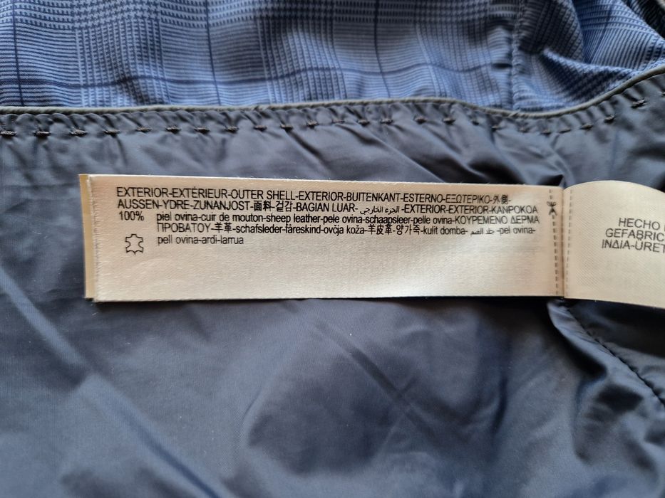 Massimo Dutti skórzana kurtka męska