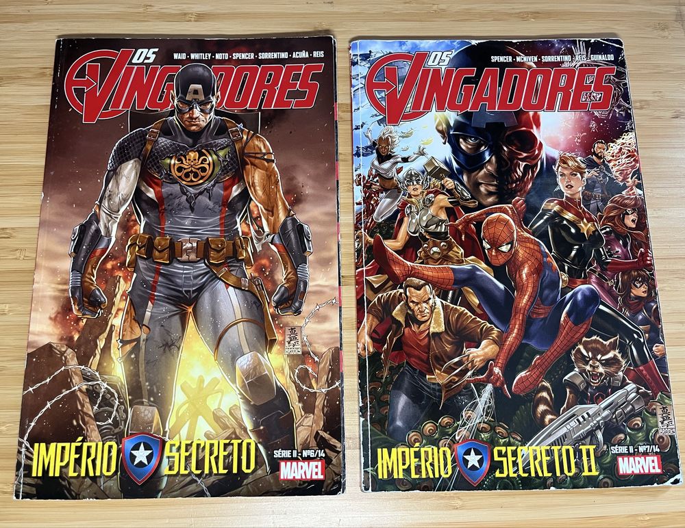 Lote de bandas desenhadas em português DC e Marvel