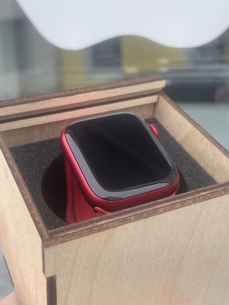 Годинник Apple Watch 7 , 45mm, GPS+LTE, Product Red, Гарантія