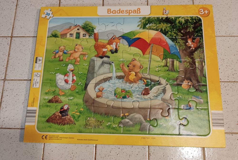 4 niemieckie puzzle zestaw